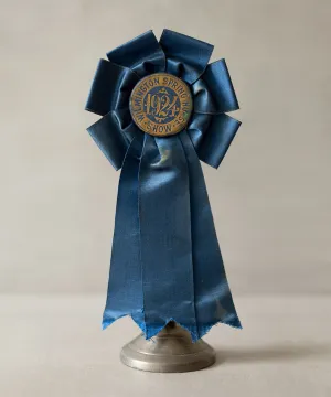 1924 Blue Horse Show Ribbon