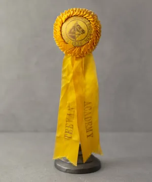 1936 Gold Horse Show Ribbon