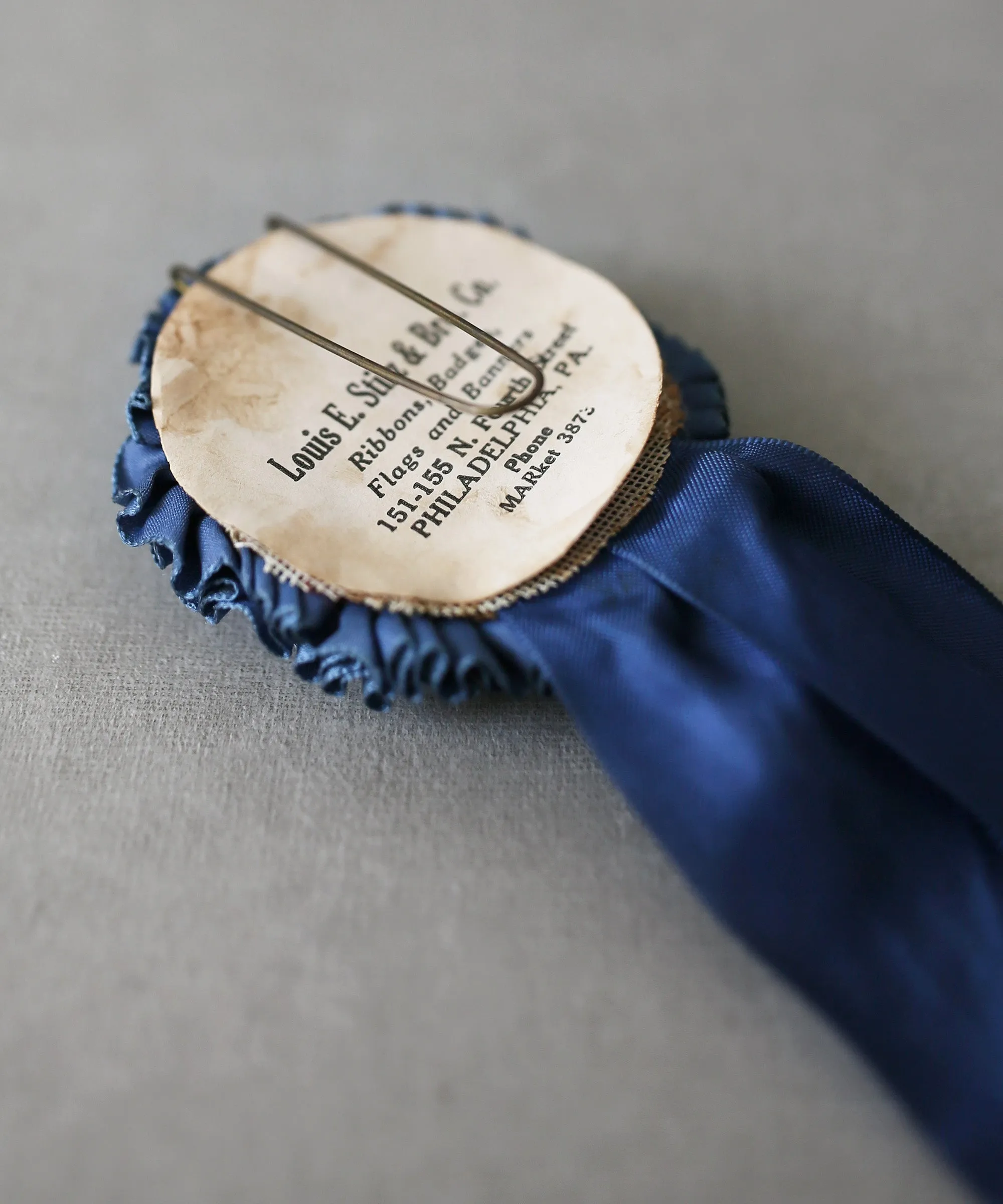 1940 Blue Horse Show Ribbon