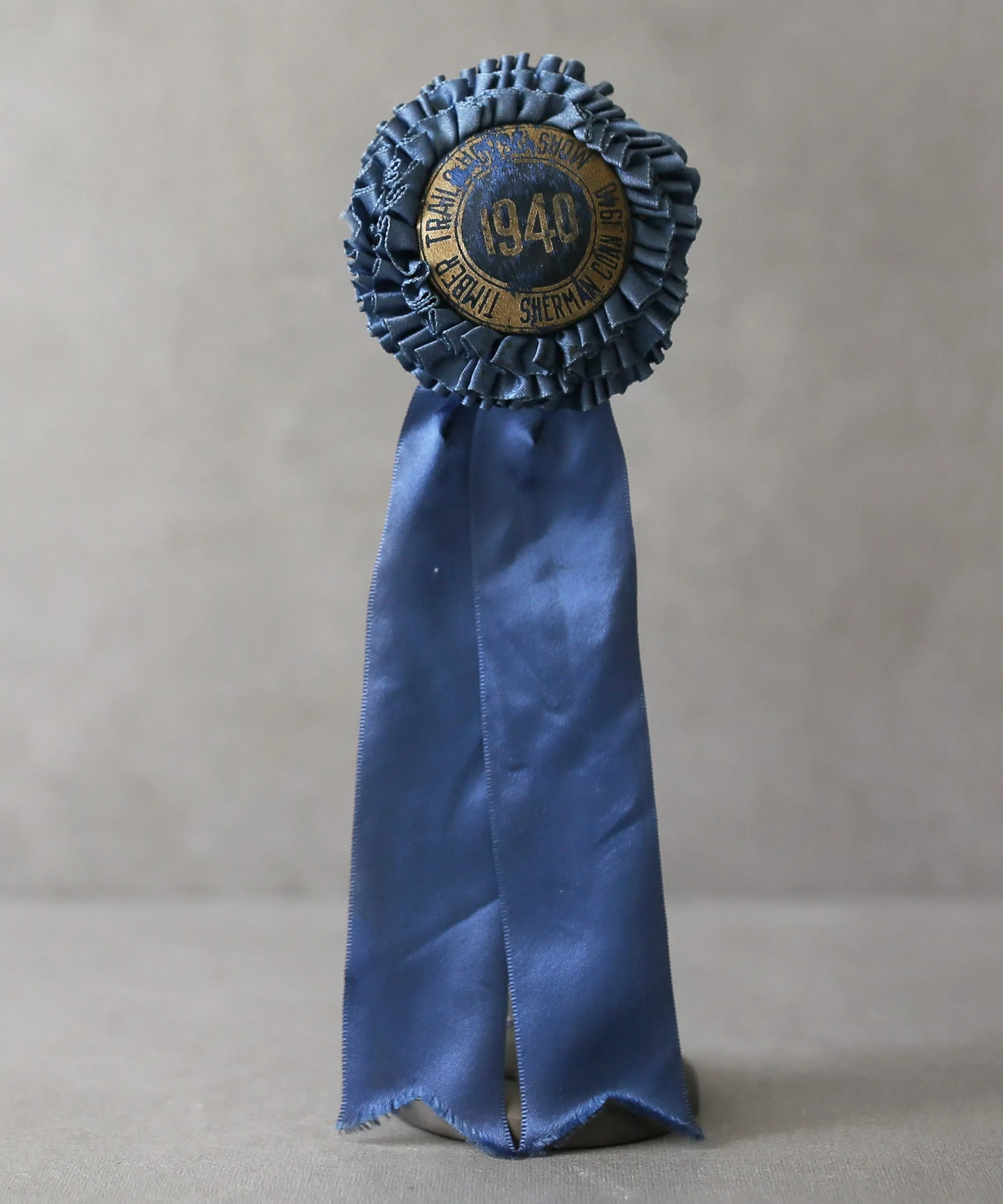 1940 Blue Horse Show Ribbon