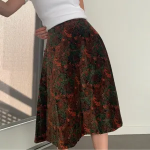 1960s Dereta Vintage Midi Skirt