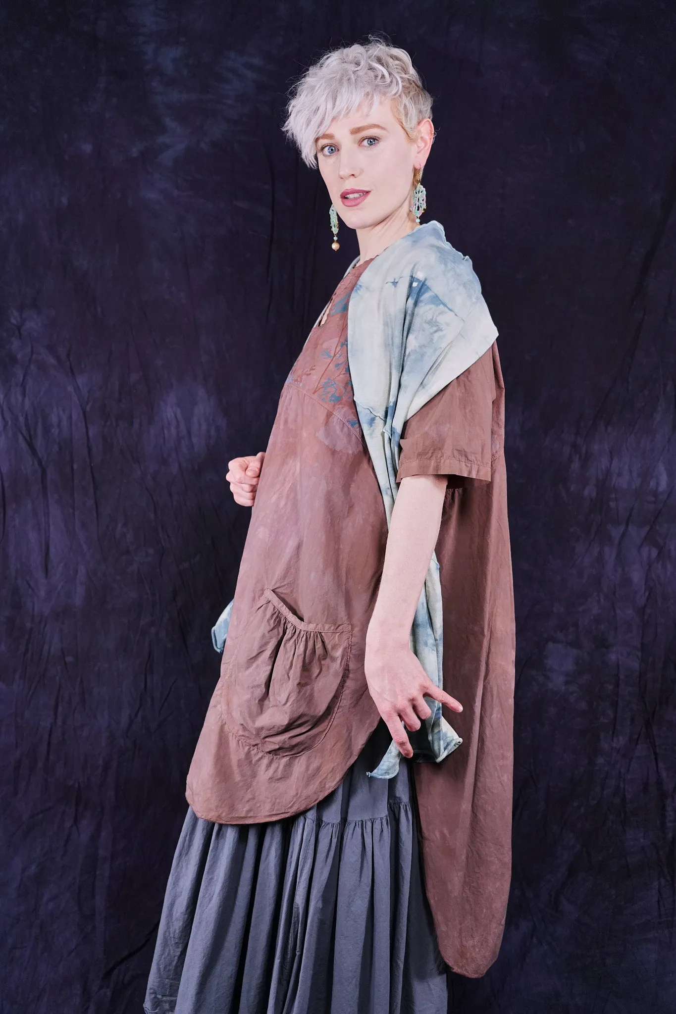 2310 The Hi-Lo Tunic Dress Earthen-P