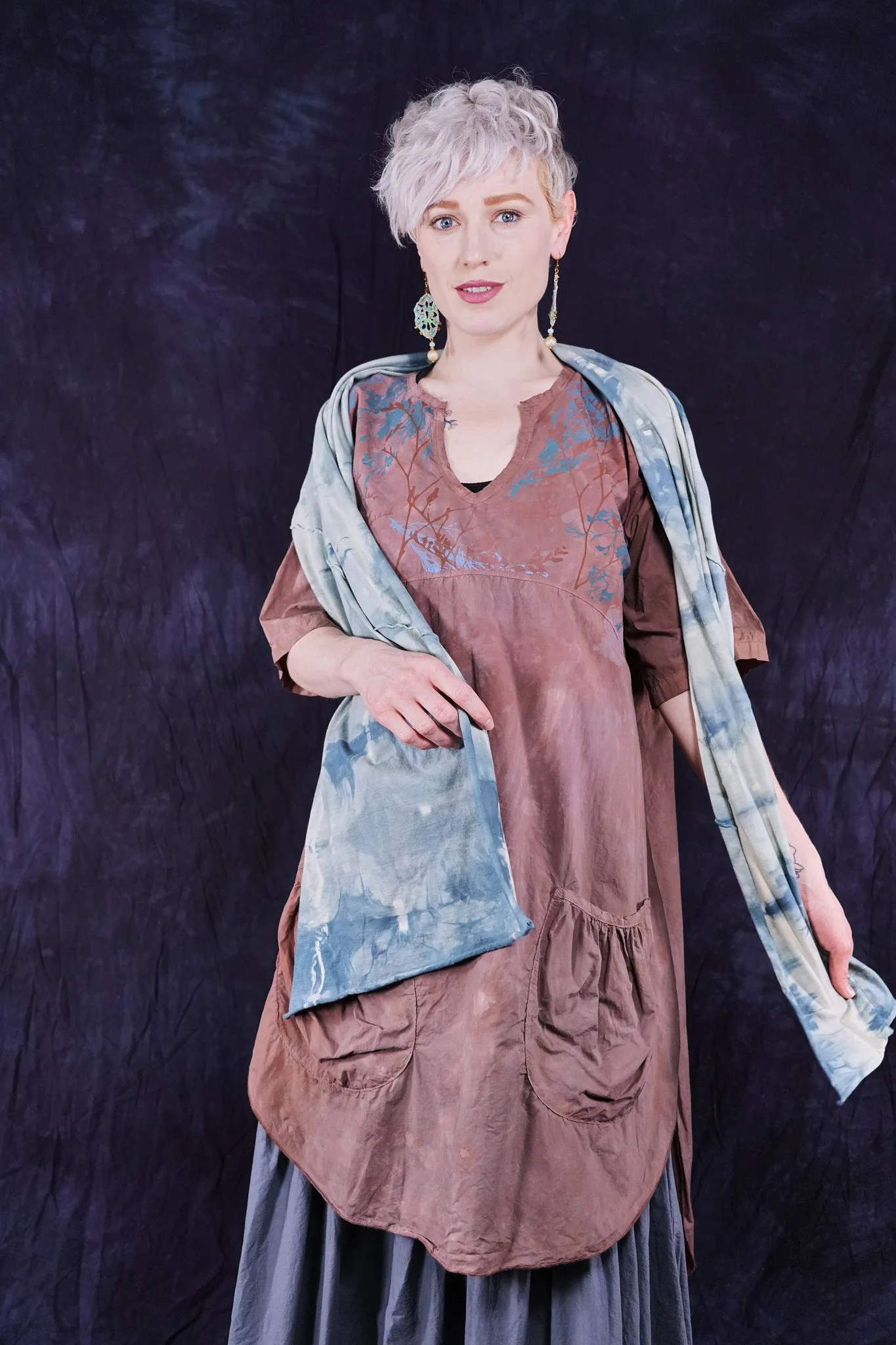 2310 The Hi-Lo Tunic Dress Earthen-P
