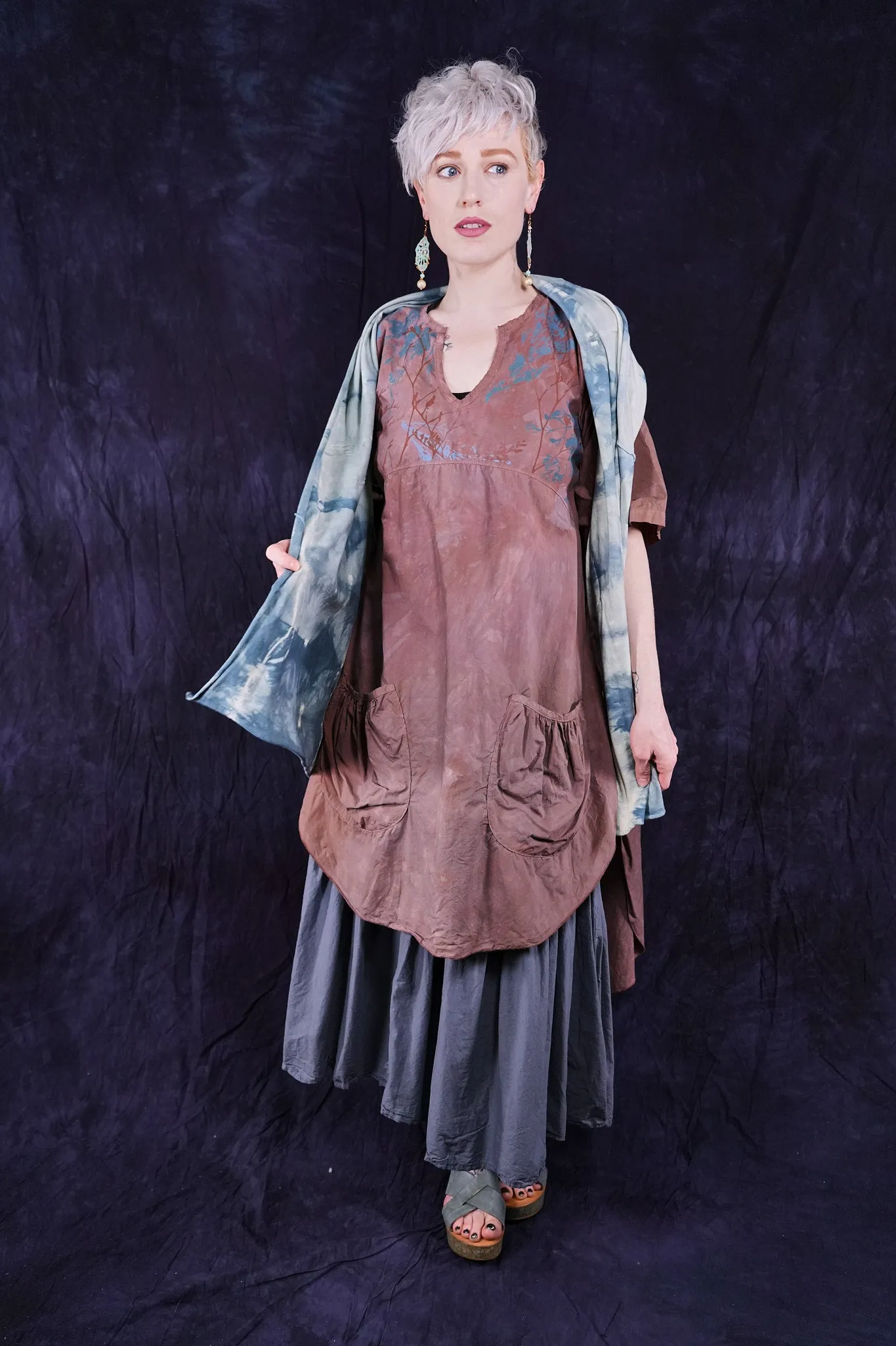 2310 The Hi-Lo Tunic Dress Earthen-P