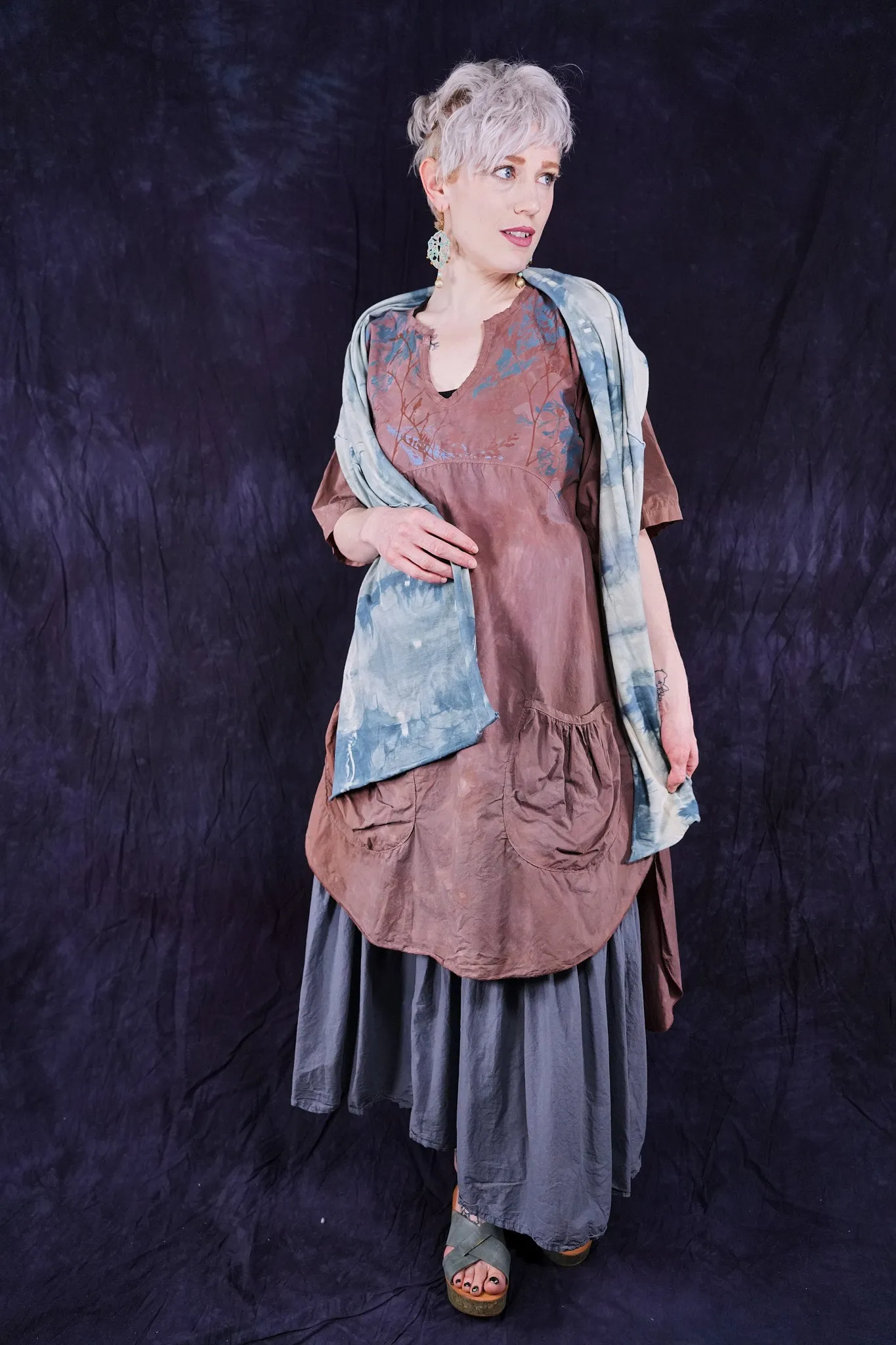 2310 The Hi-Lo Tunic Dress Earthen-P
