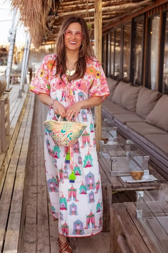 443 Mix Dress - Tea