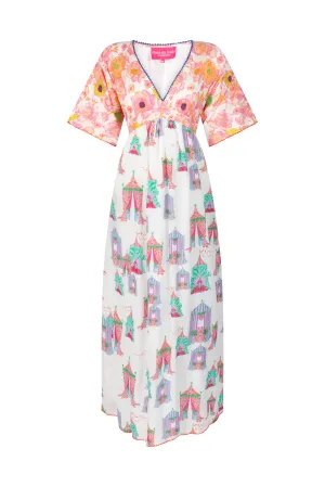 443 Mix Dress - Tea