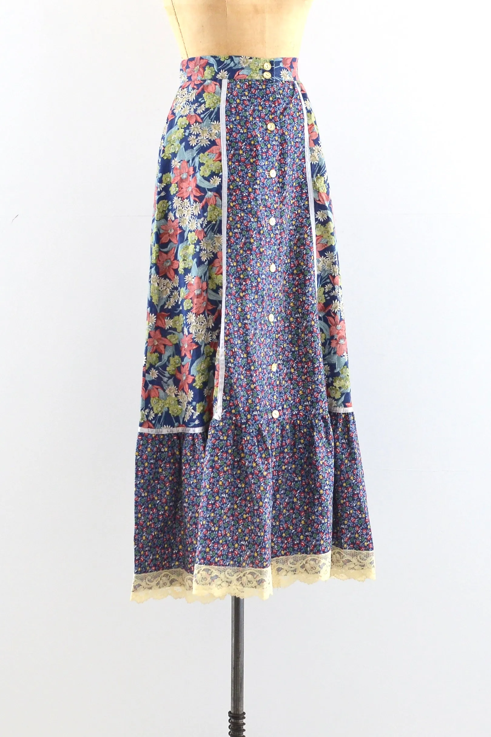 70s Midi Skirt / S