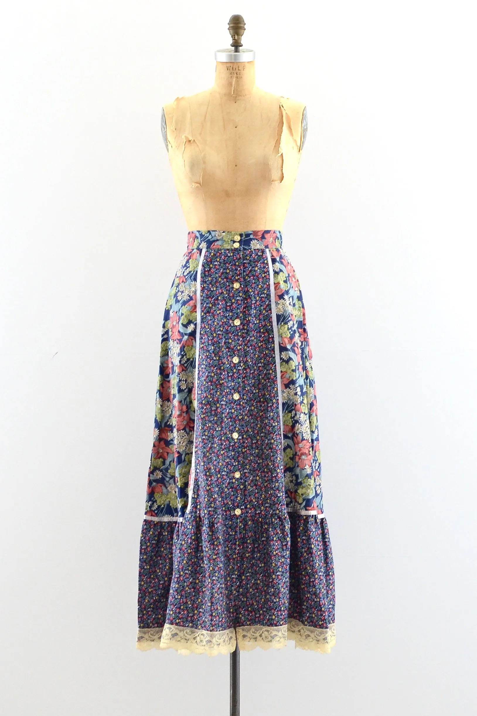 70s Midi Skirt / S