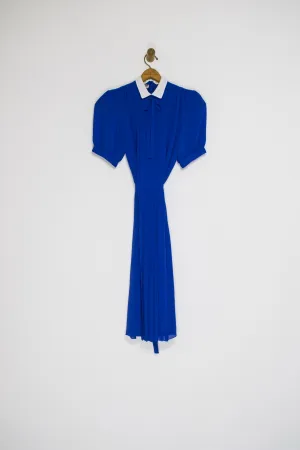 80’s PIERRE CARDIN PLEATED DRESS / MEDIUM
