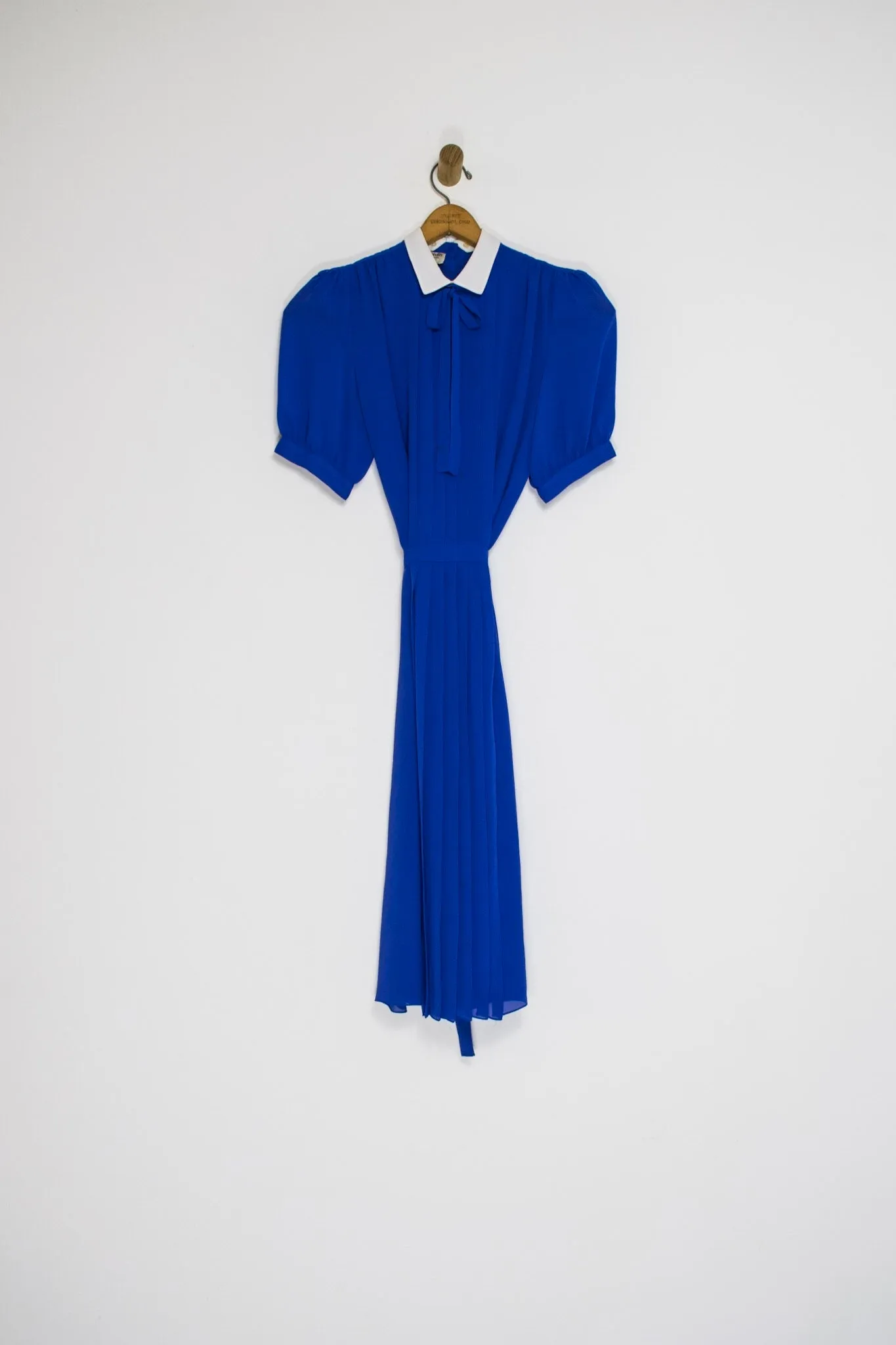 80’s PIERRE CARDIN PLEATED DRESS / MEDIUM