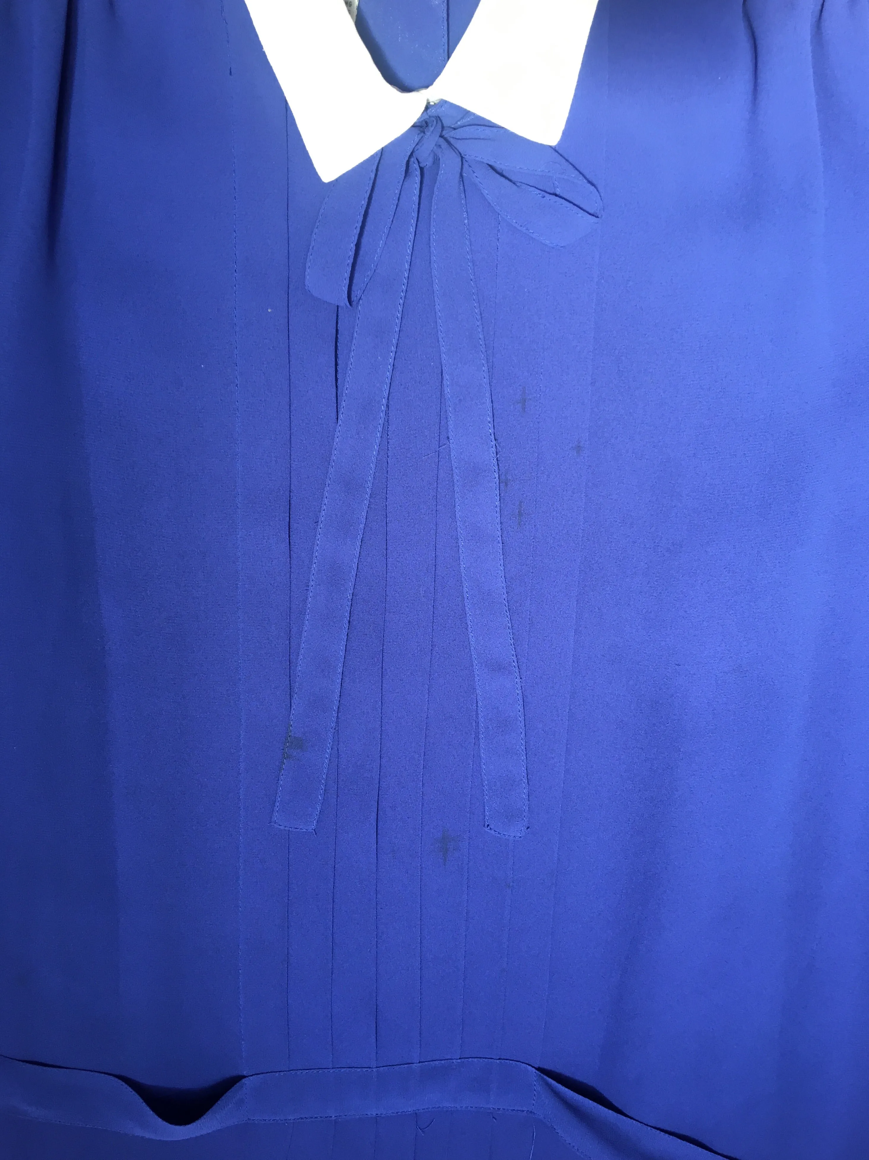 80’s PIERRE CARDIN PLEATED DRESS / MEDIUM