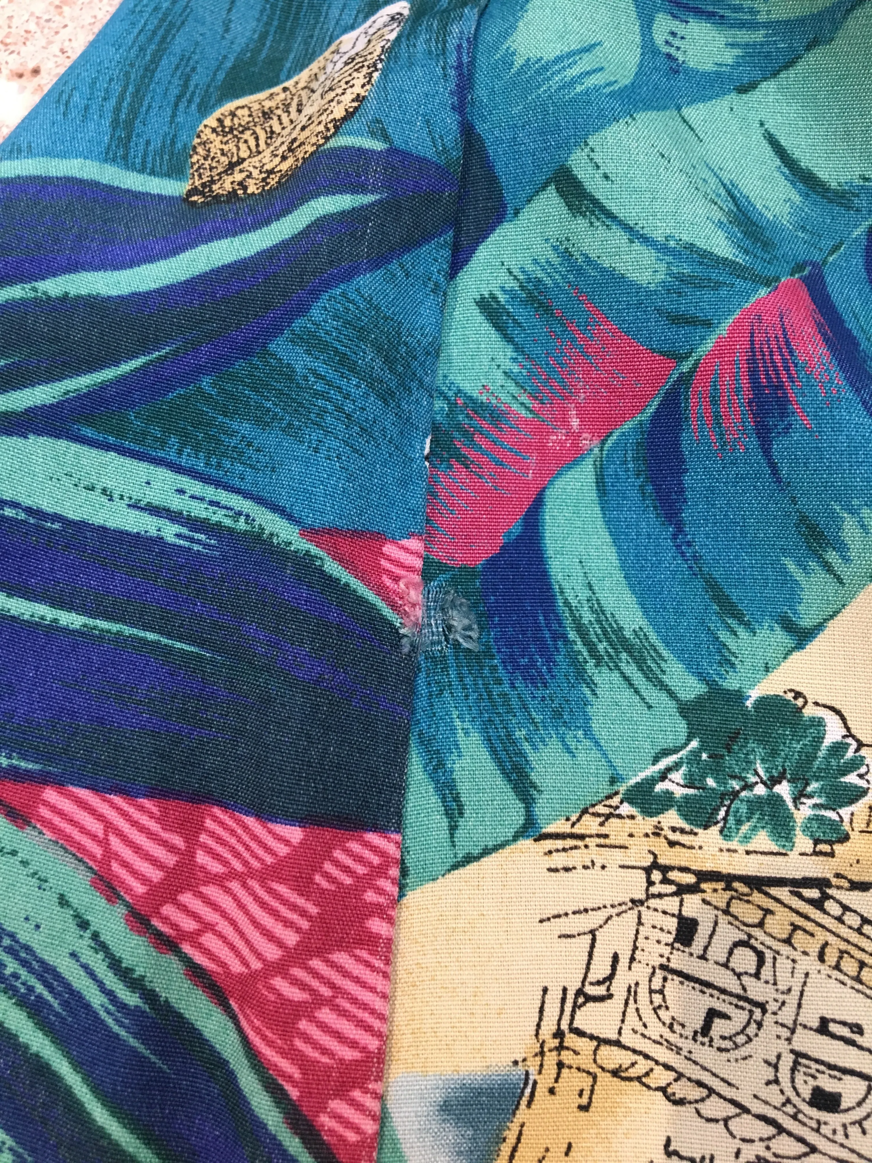 80’s SANDCASTLE AND SHELL DRESS / MEDIUM