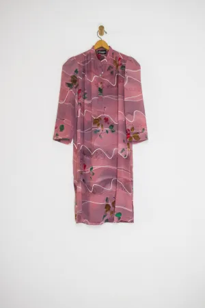 80's WATERCOLOR DRESS / MEDIUM