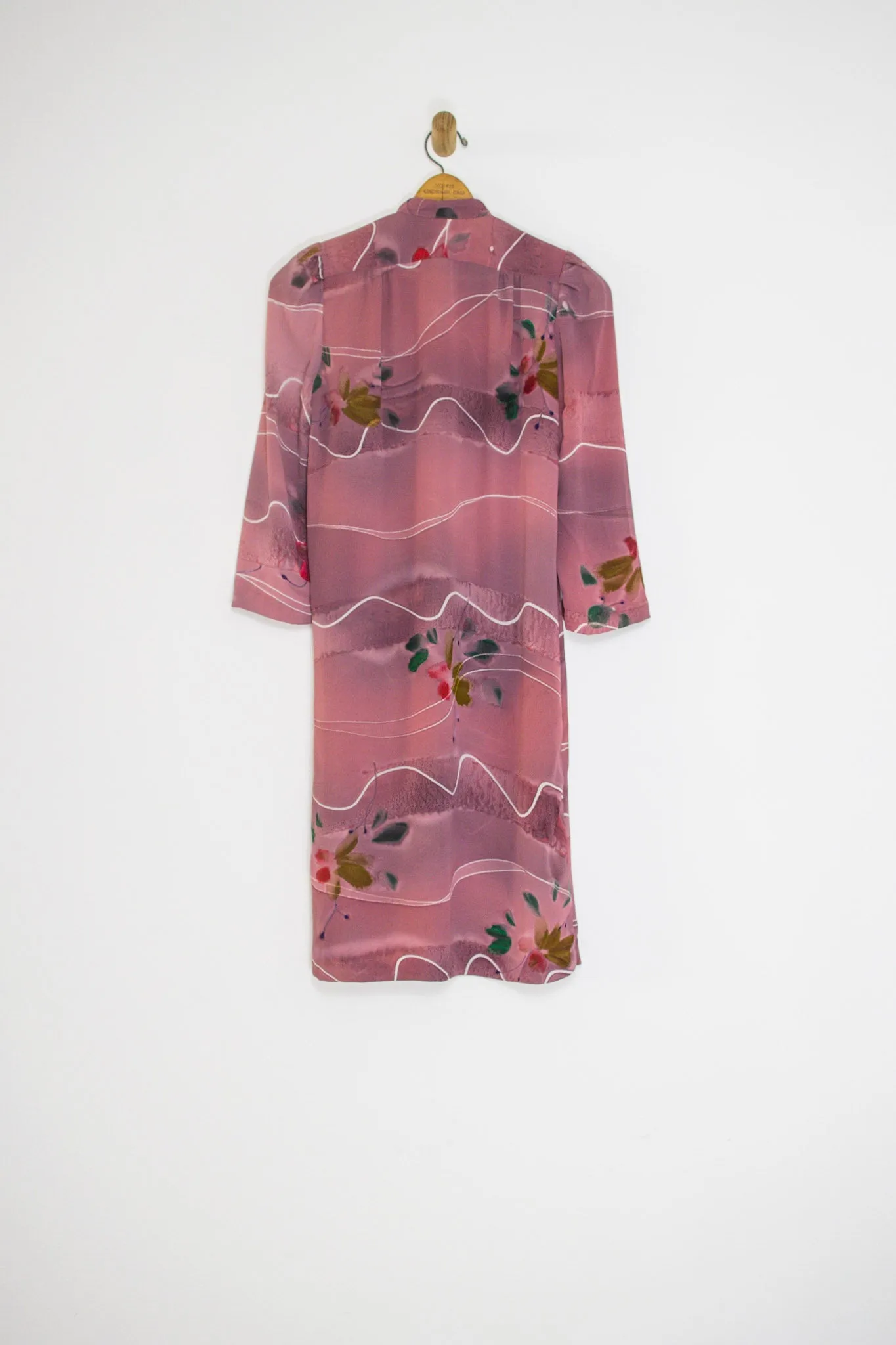 80's WATERCOLOR DRESS / MEDIUM