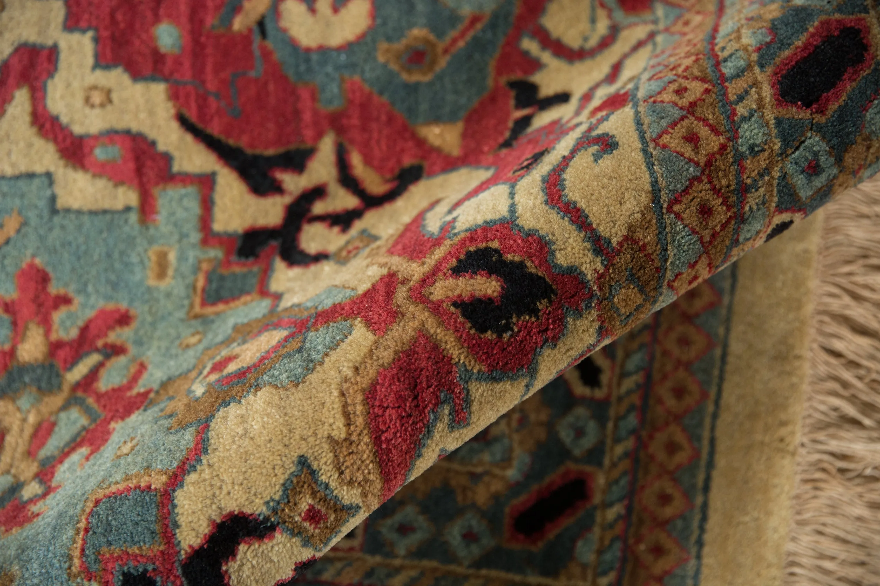 8x10 Vintage Tea Washed Agra Carpet