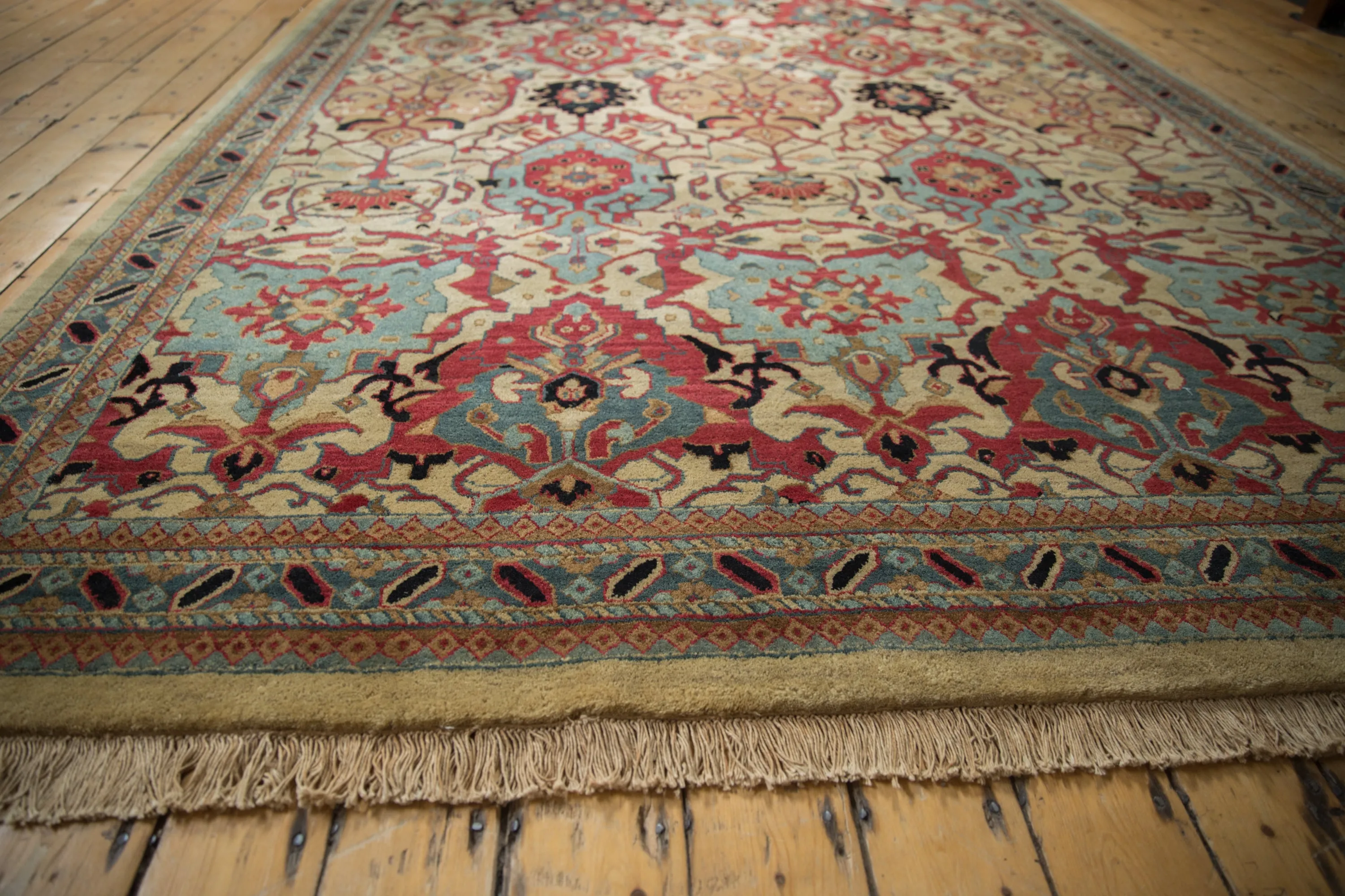 8x10 Vintage Tea Washed Agra Carpet