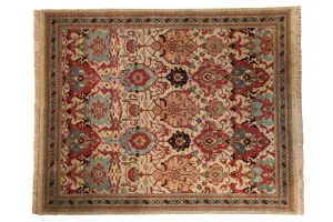 8x10 Vintage Tea Washed Agra Carpet