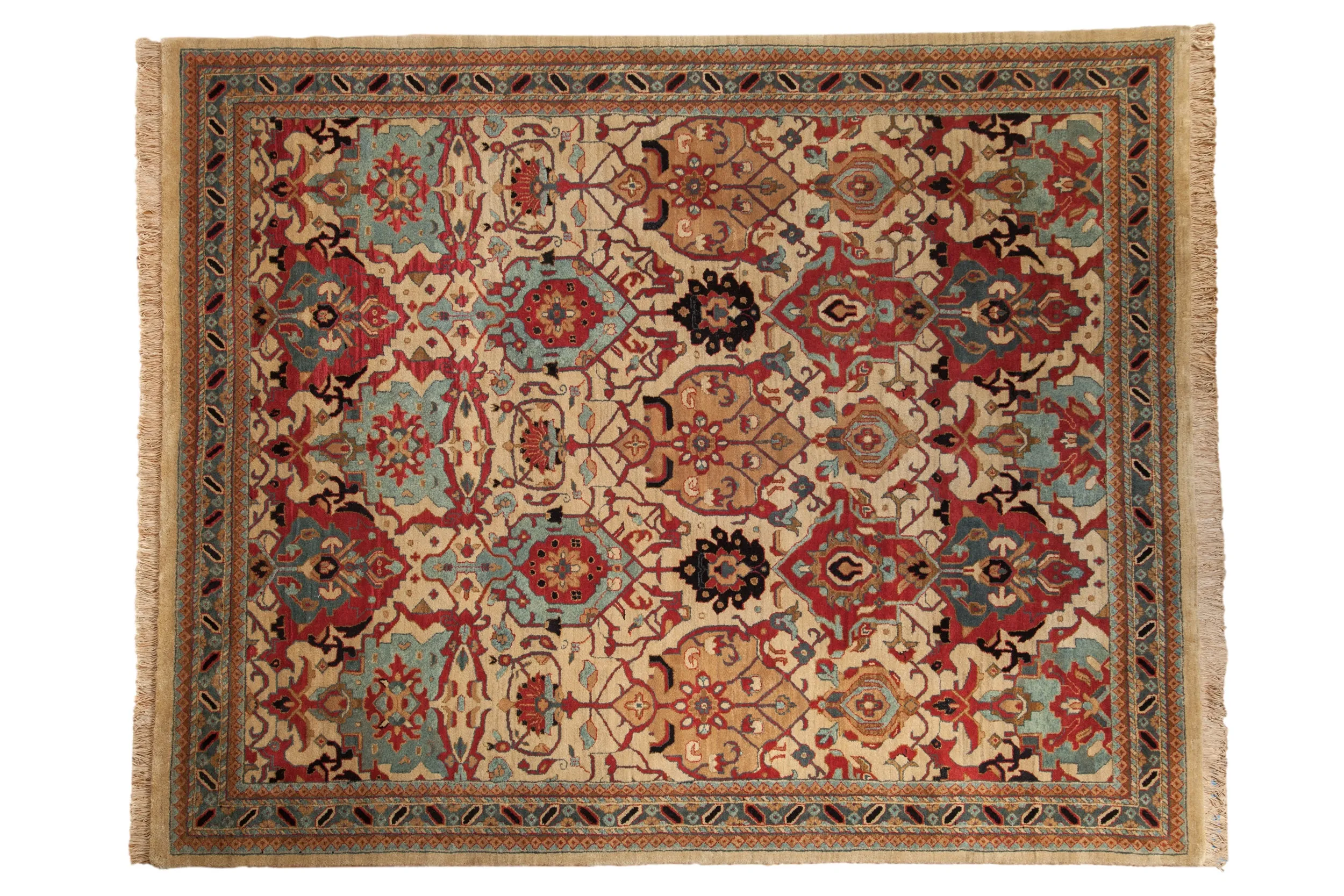 8x10 Vintage Tea Washed Agra Carpet
