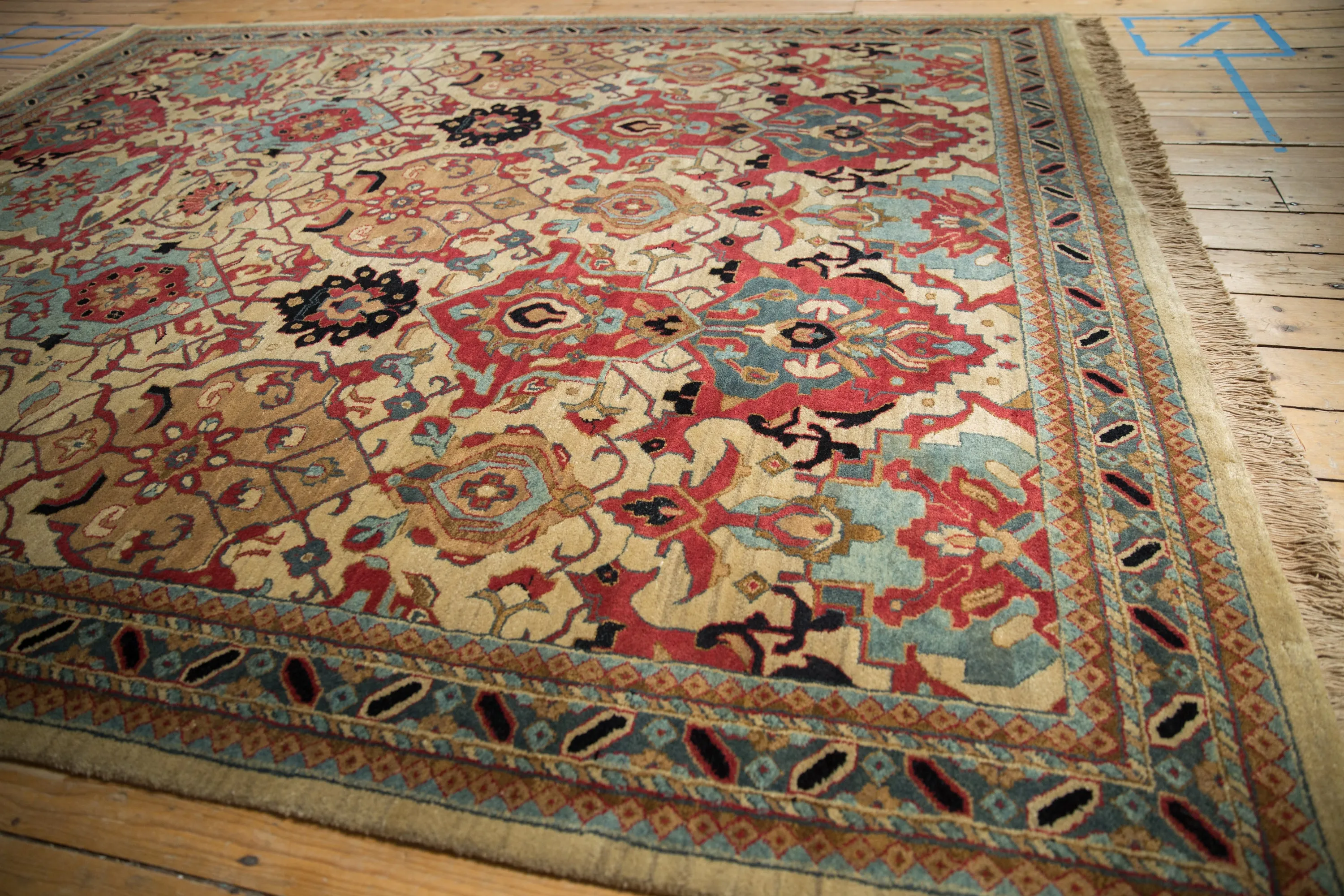 8x10 Vintage Tea Washed Agra Carpet