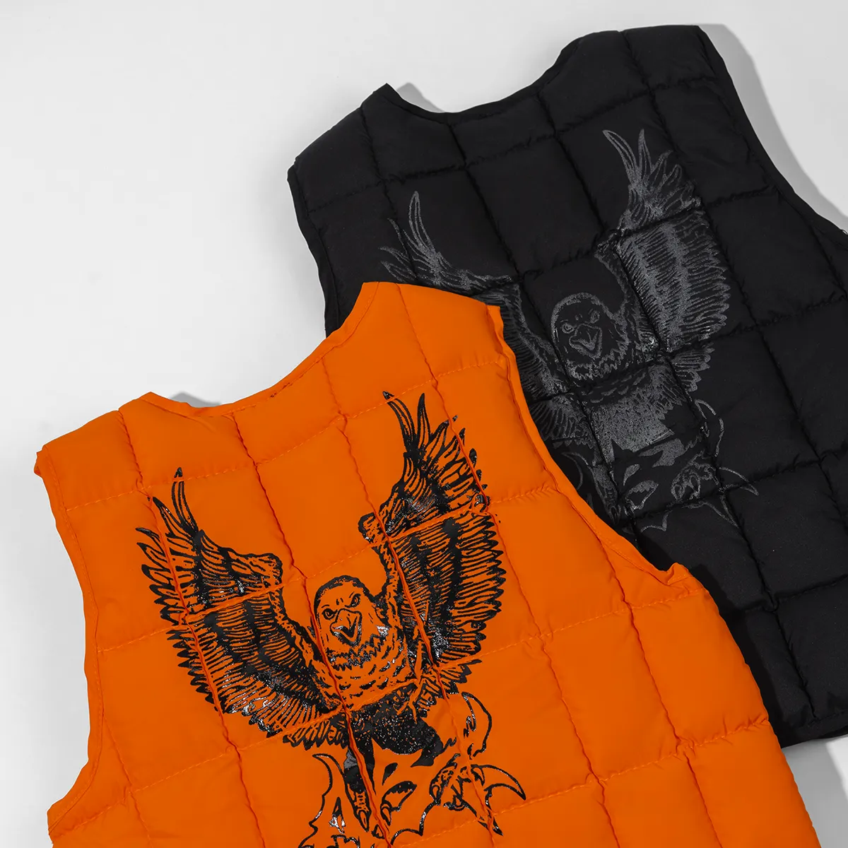 ABC PUFF VEST (ORANGE)