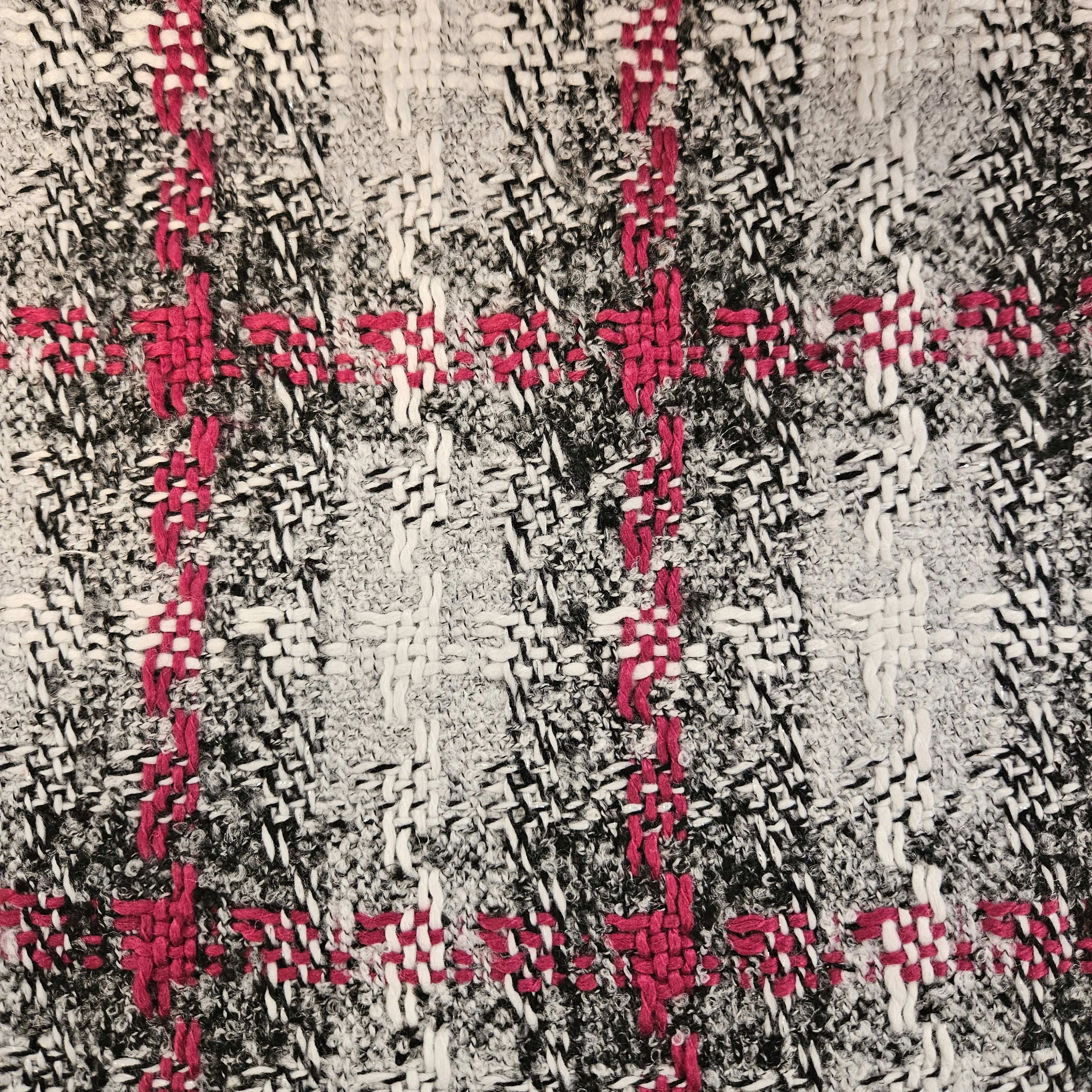 Acrylic Plaid Tweed