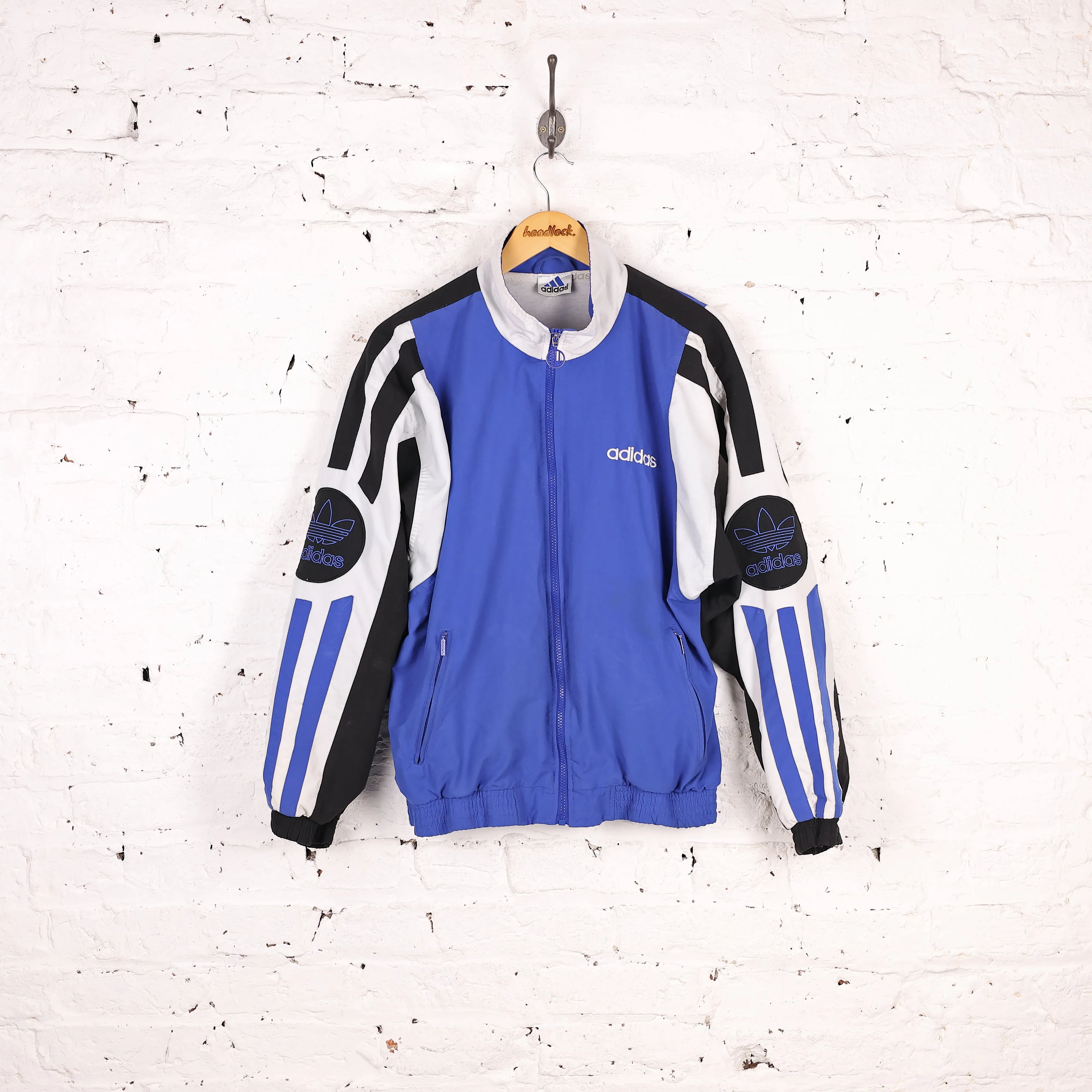 Adidas 90s Tracksuit Top Jacket - Blue - M