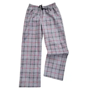 ADULT SLEEP PANTS GREY PLAID