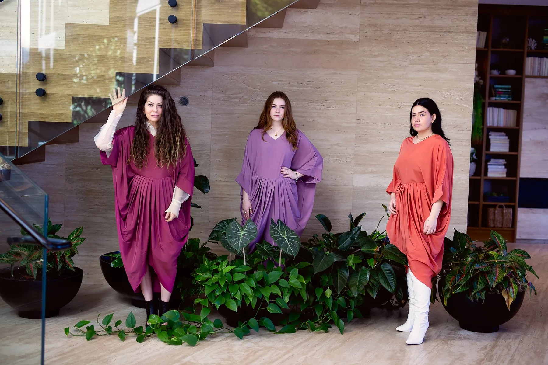 Akari Dress - Orchid Crepe