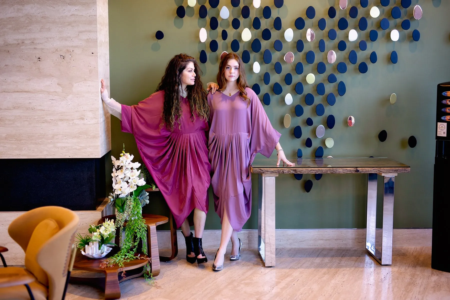 Akari Dress - Orchid Crepe