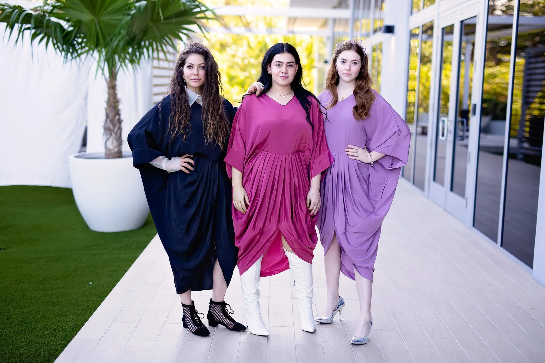 Akari Dress - Orchid Crepe