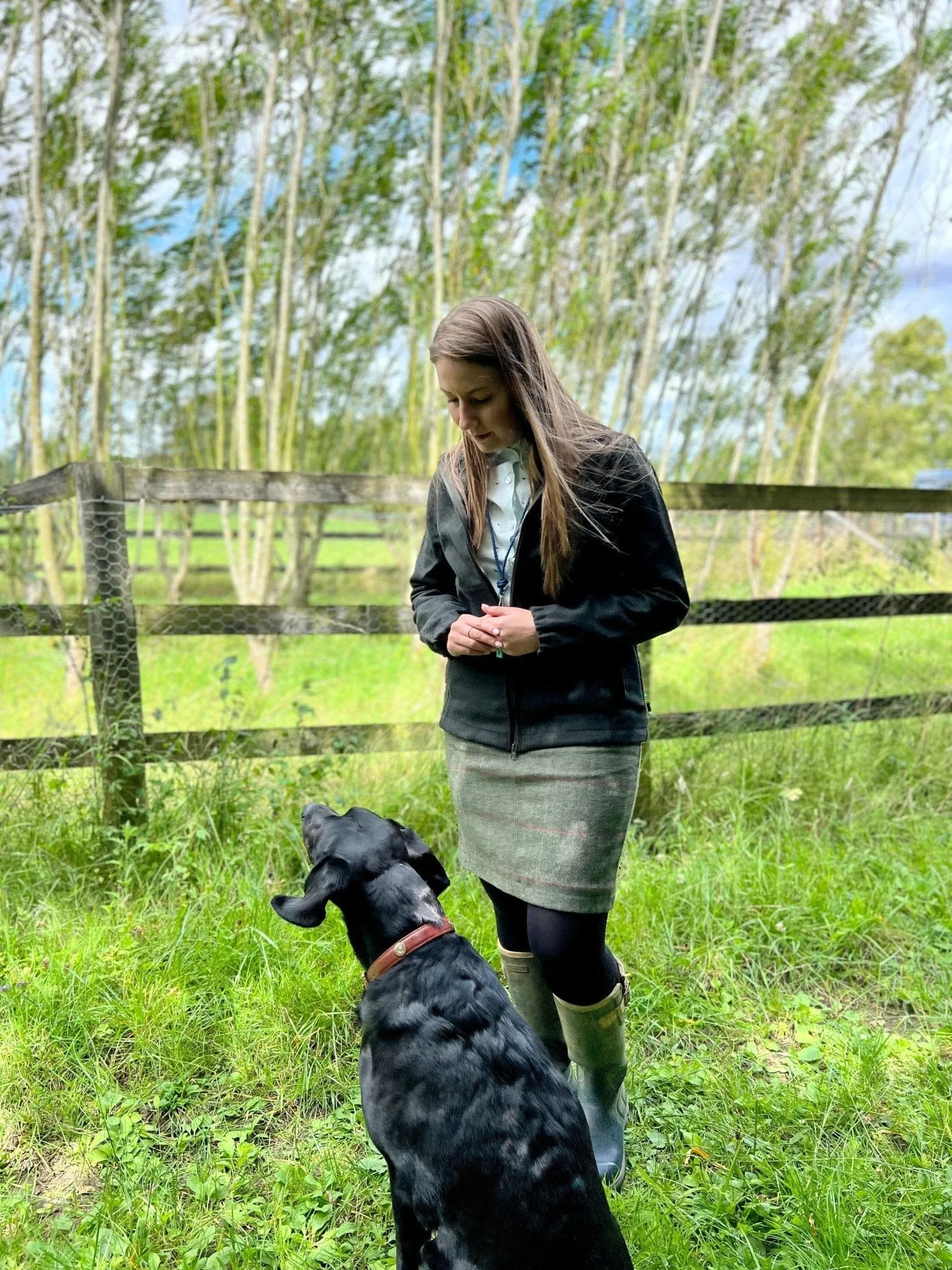 Alan Paine Women's Berwick Fleece Jacket Dark Olive