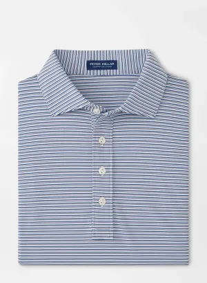 Alto Perf Jersey Polo (White/Navy)