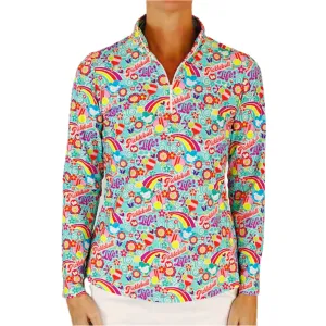 Anna Maria Pullover in Pickleball Is Life Aqua Tides