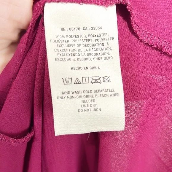 Anthropologie Eloise Pleated Midi Chemise Slip Dress Red Wine Berry Size Small