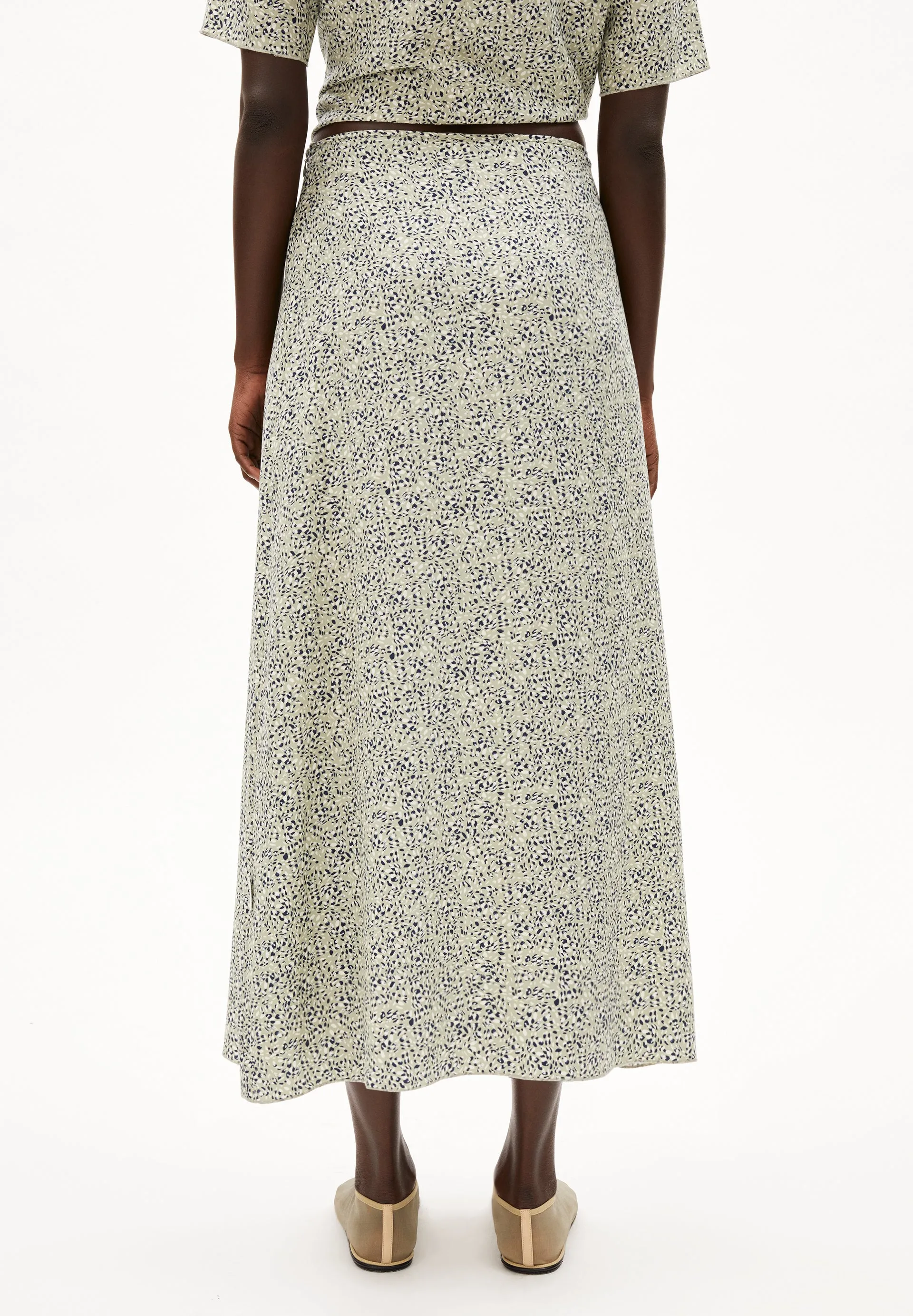ARMEDANGELS Wolaa waterdrop skirt seagreen women