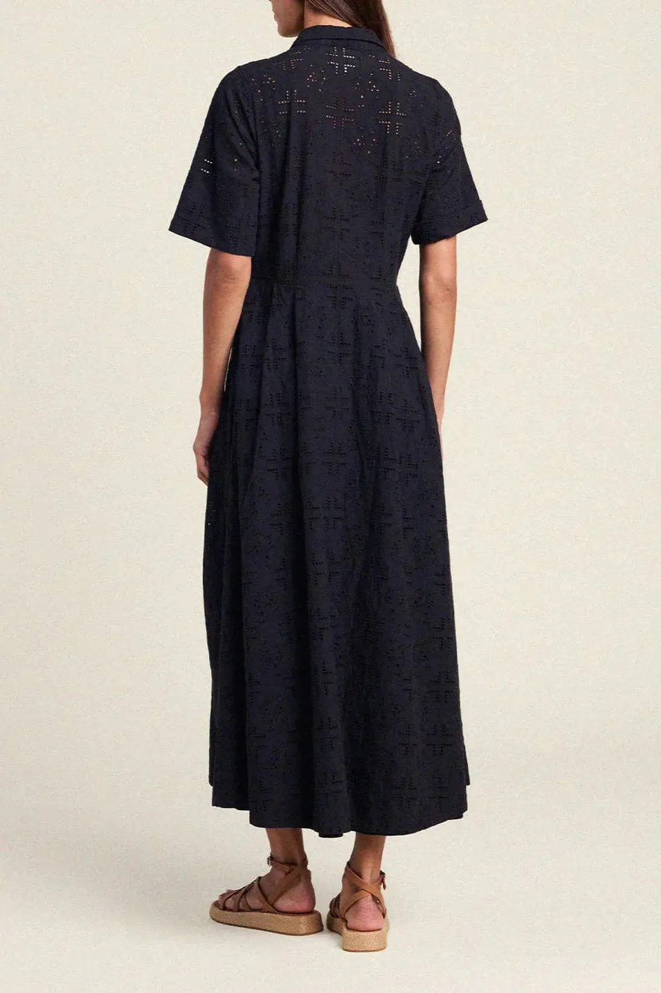 Aster Dress Black Eyelet