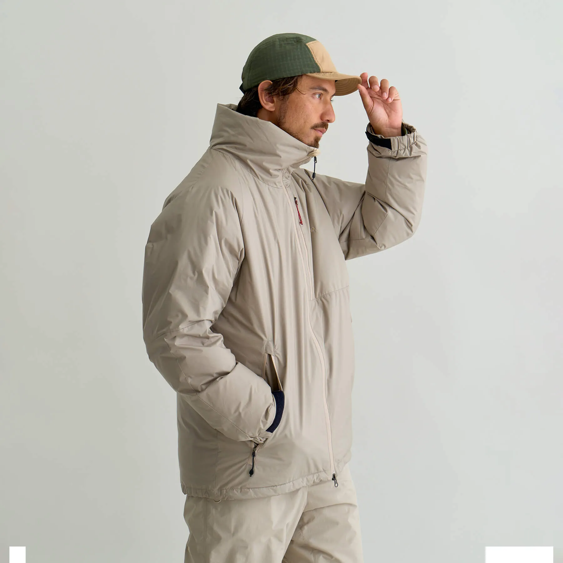 AURORA TEX STAND COLLAR DOWN JACKET(MEN)