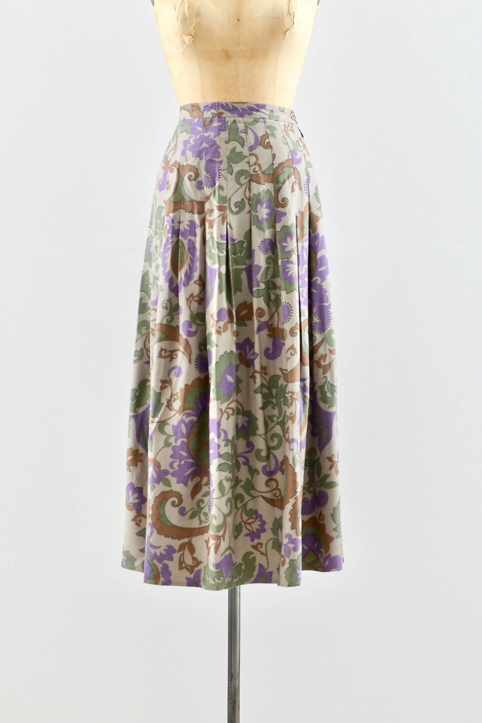 Autumnal Midi Skirt / S