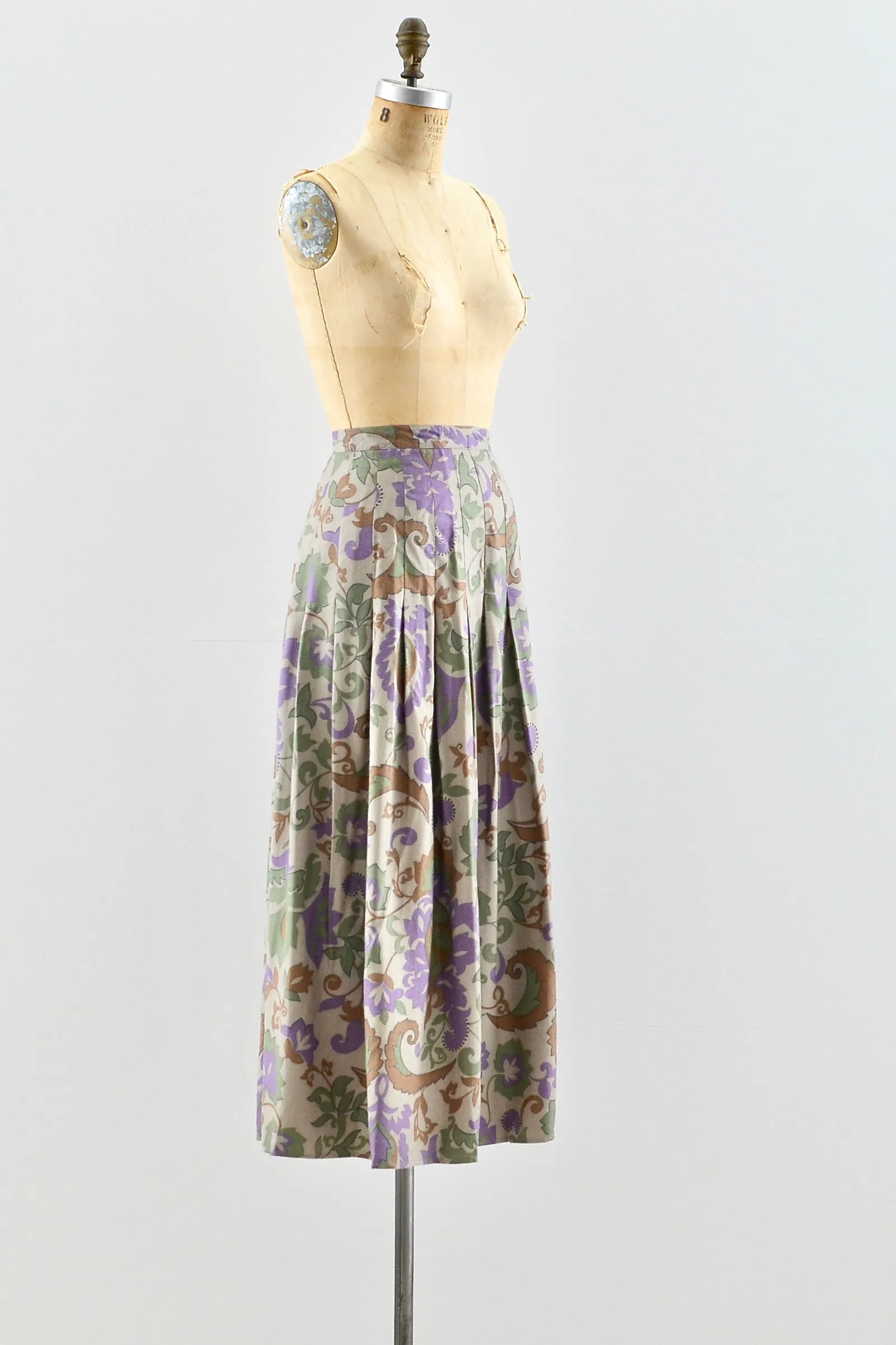Autumnal Midi Skirt / S