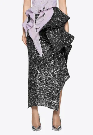Avowed Wave Midi Skirt