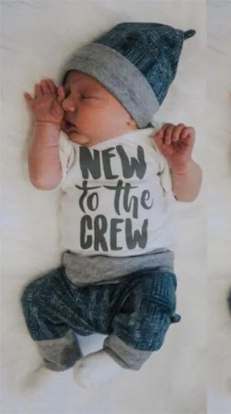 Baby New To The Crew Outfit