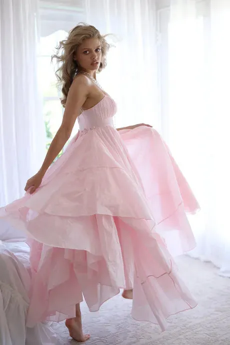 Baby Pink Prom Dresses For Pregnant A Line Party Gowns Party Dress Graduation Celebrity Formal Occasion Gown