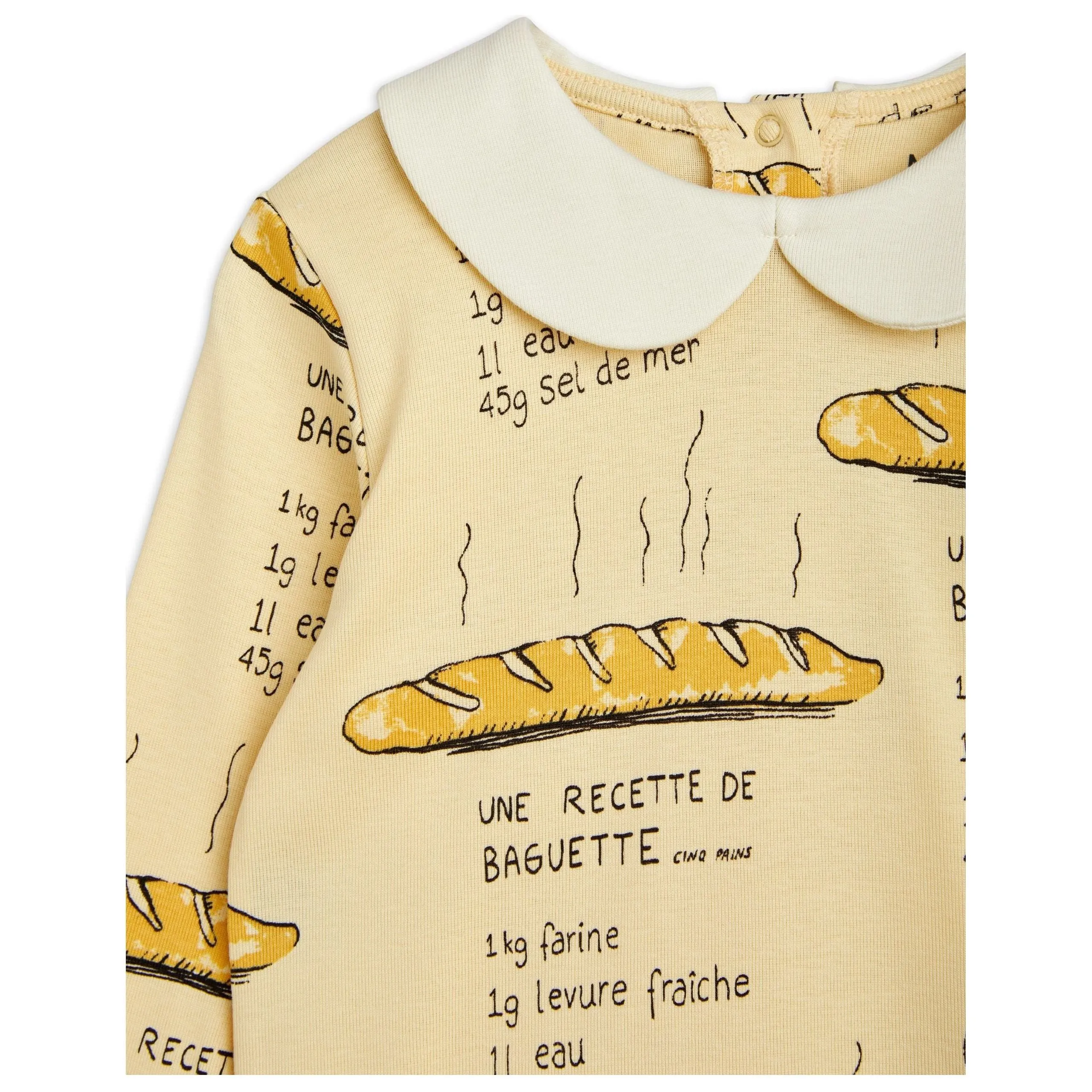 Baguette Aop Ls Collar Tee