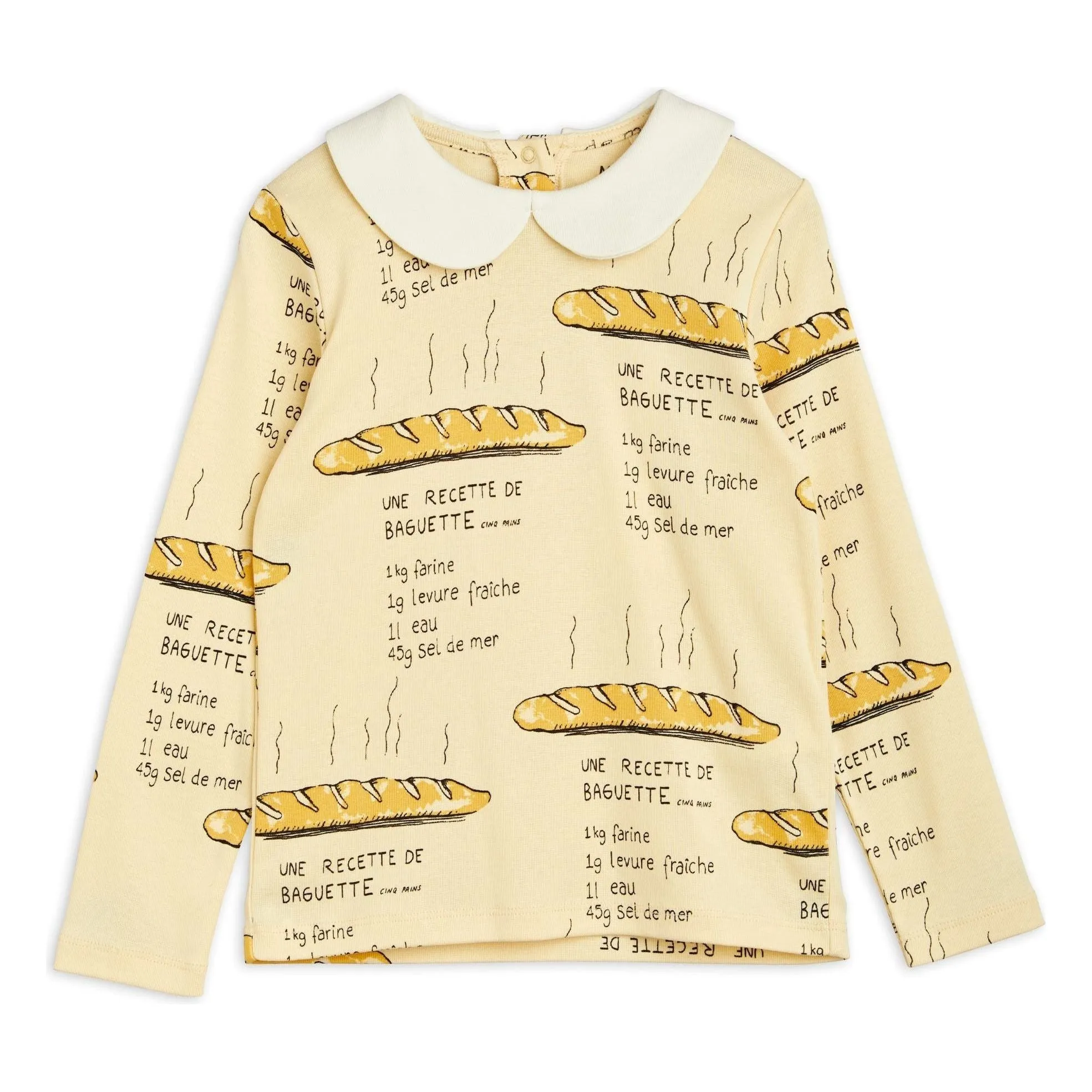 Baguette Aop Ls Collar Tee