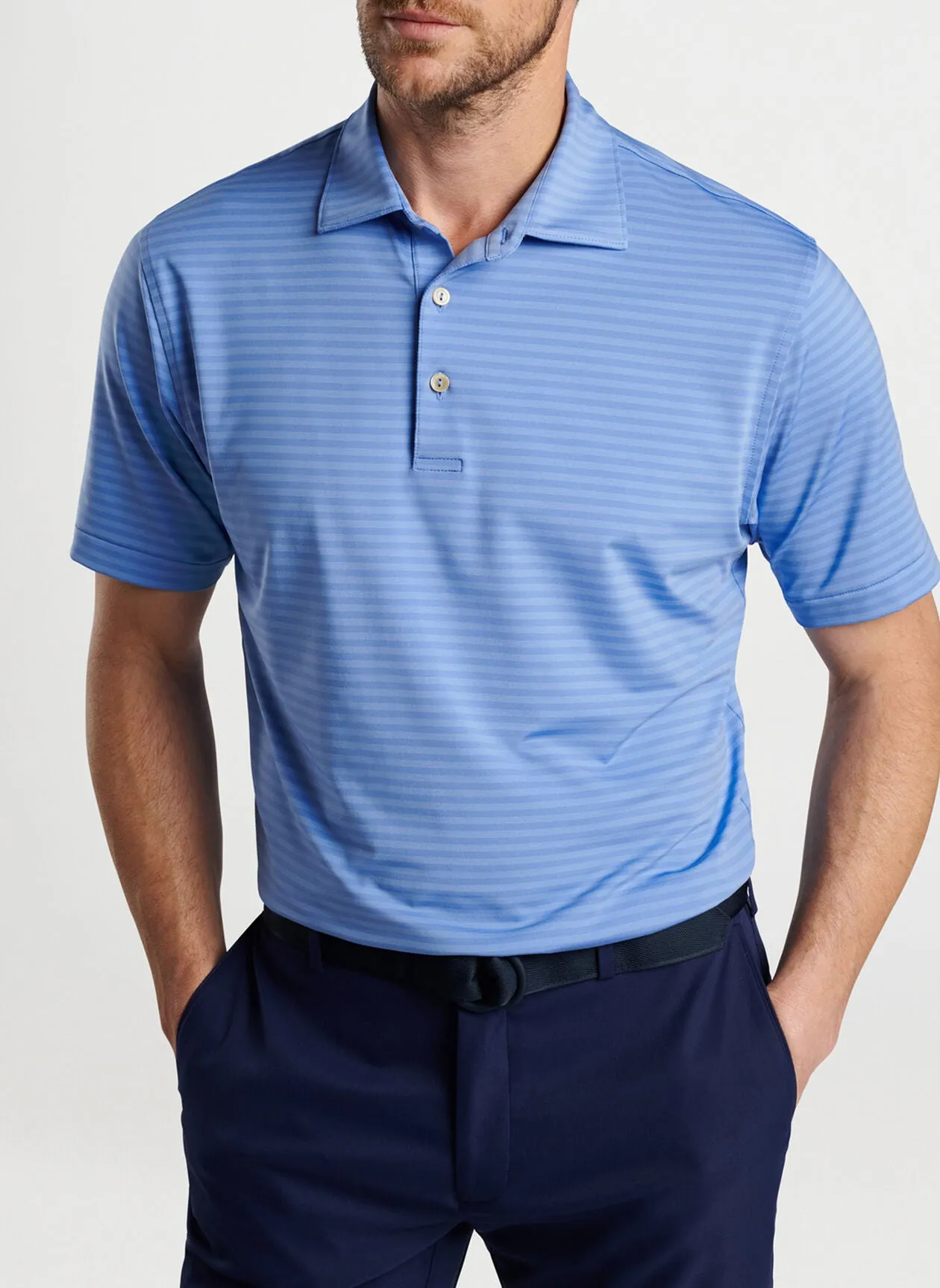 Baltic Performance Jersey Polo (Cabana Blue)