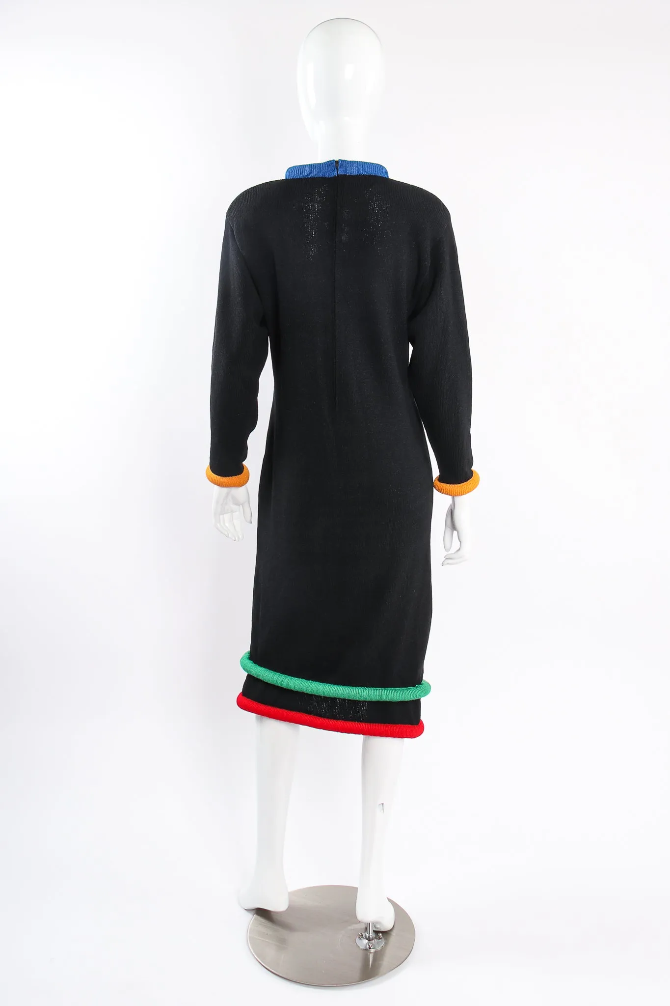 Banded Midi Knit Sweater Dress