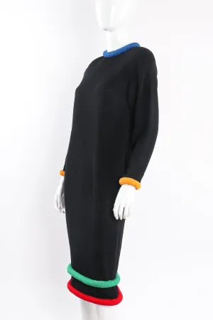 Banded Midi Knit Sweater Dress