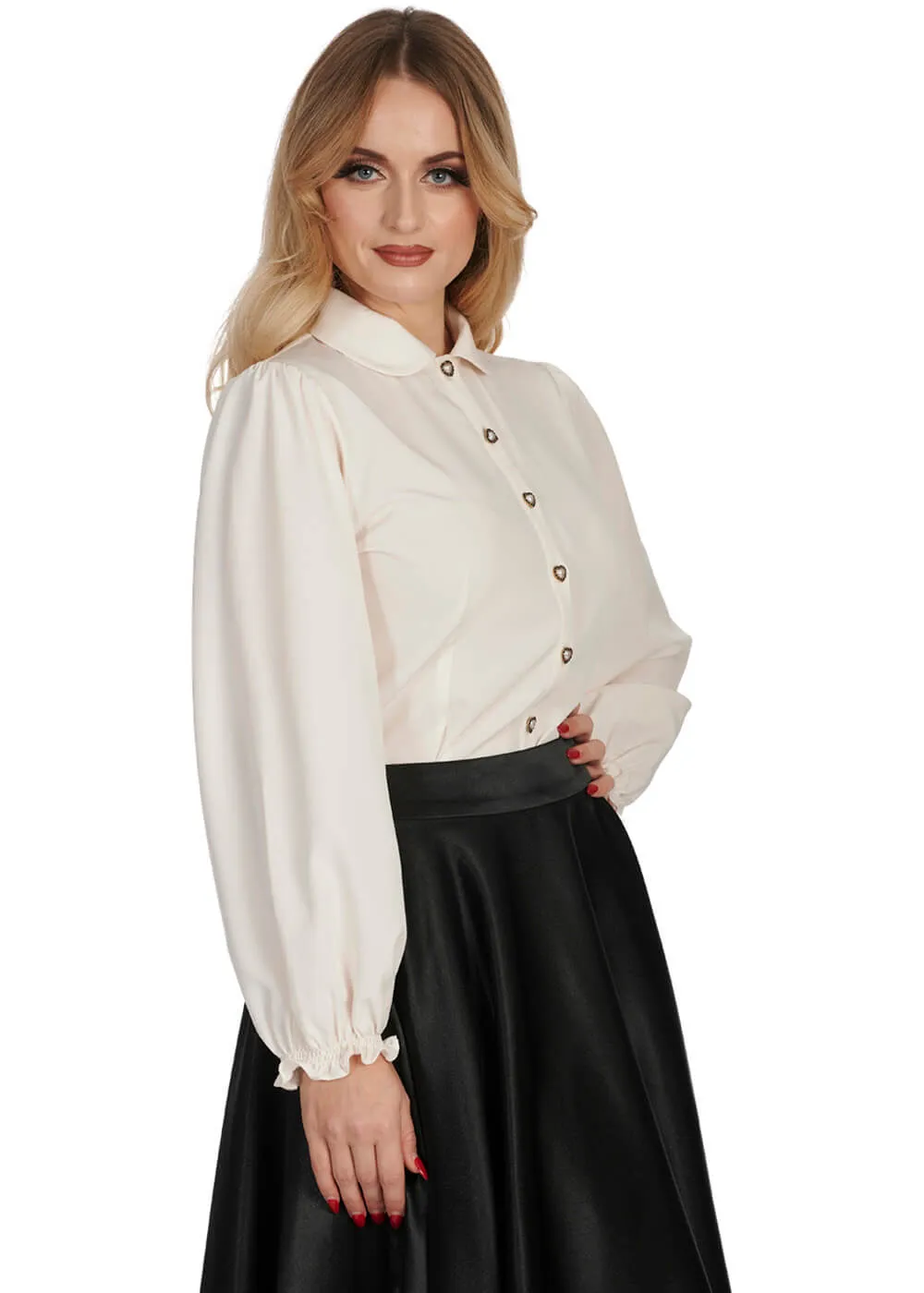 Banned Posey 40's Blouse Ivoor