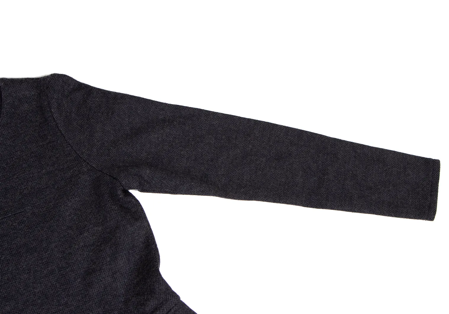 BEAMS JAPAN. Navy Pleated Switching Dress